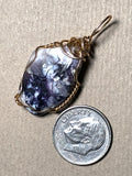 Tiffany Stone Pendant Wire Wrapped 14/20 Gold Filled - Jemel