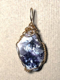 Tiffany Stone Pendant Wire Wrapped 14/20 Gold Filled - Jemel