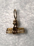 Champagne Tourmaline Crystal Pendant Wire Wrapped 14/20 Gold Filled