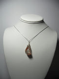 Crazy Lace Agate Pendant Wire Wrapped .925 Sterling Silver - Jemel