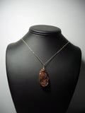 Crazy Lace Agate Pendant Wire Wrapped 14/20 Gold Filled - Jemel