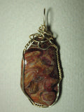 Crazy Lace Agate Pendant Wire Wrapped 14/20 Gold Filled - Jemel