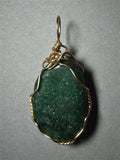 Aventurine Pendant Wire Wrapped 14/20 Gold Filled