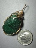 Aventurine Pendant Wire Wrapped 14/20 Gold Filled