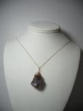 Botswana Agate Pendant Wire Wrapped 14/20 Gold Filled display - Jemel