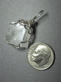 Calcite Crystal Pendant Wire Wrapped .925 Sterling Silver