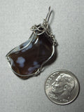Chalcedony, Brown Pendant Wire Wrapped .925 Sterling Silver - Jemel