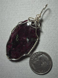 Eudialyte Cabochon Pendant Wire Wrapped .925 Sterling Silver - Jemel