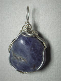 Iolite Pendant Wire Wrapped .925 Sterling Silver