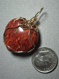 Red Jasper Heart Pendant Wire Wrapped 14/20 Gold Filled