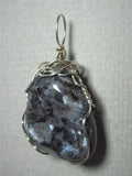 Larvikite Pendant Wire Wrapped .925 Sterling Silver