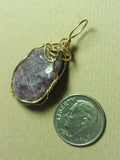 Lepidolite Pendant Wire Wrapped 14/20 Gold Filled - Jemel