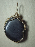 Magnetite Stone Pendant Wire Wrapped 14/20 Gold Filled