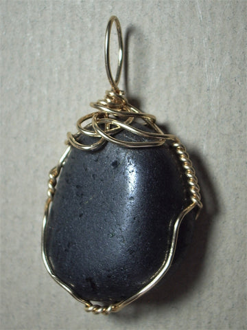 Magnetite Pendant Wire Wrapped 14/20 Gold Filled - Jemel