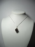 Magnetite Crystal Pendant Wire Wrapped .925 Sterling Silver display - Jemel