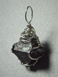 Magnetite Crystal Pendant Wire Wrapped .925 Sterling Silver - Jemel