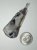 Opal, Mixed Color Pendant Wire Wrapped .925 Sterling Silver - Jemel