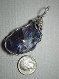 Pietersite Pendant Wire Wrapped .925 Sterling Silver