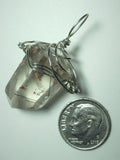Rutilated Quartz Crystal Pendant Wire Wrapped .925 Sterling Silver - Jemel