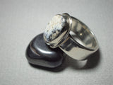 Fine Silver Ring with Quartz Felspar Stone