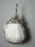 Scolecite Pendant Wire Wrapped .925 Sterling Silver