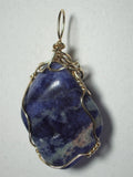 Sodalite Stone Pendant Wire Wrapped 14/20 Gold Filled - Jemel