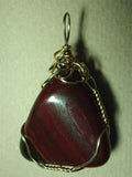 Tiger Iron Pendant Wire Wrapped 14/20 Gold Filled - Jemel