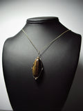 Golden Tiger's-Eye Bead Pendant Wire Wrapped 14/20 Gold Filled - Jemel